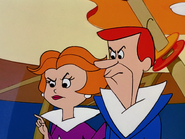 Angry Goerge and Jane Jetson
