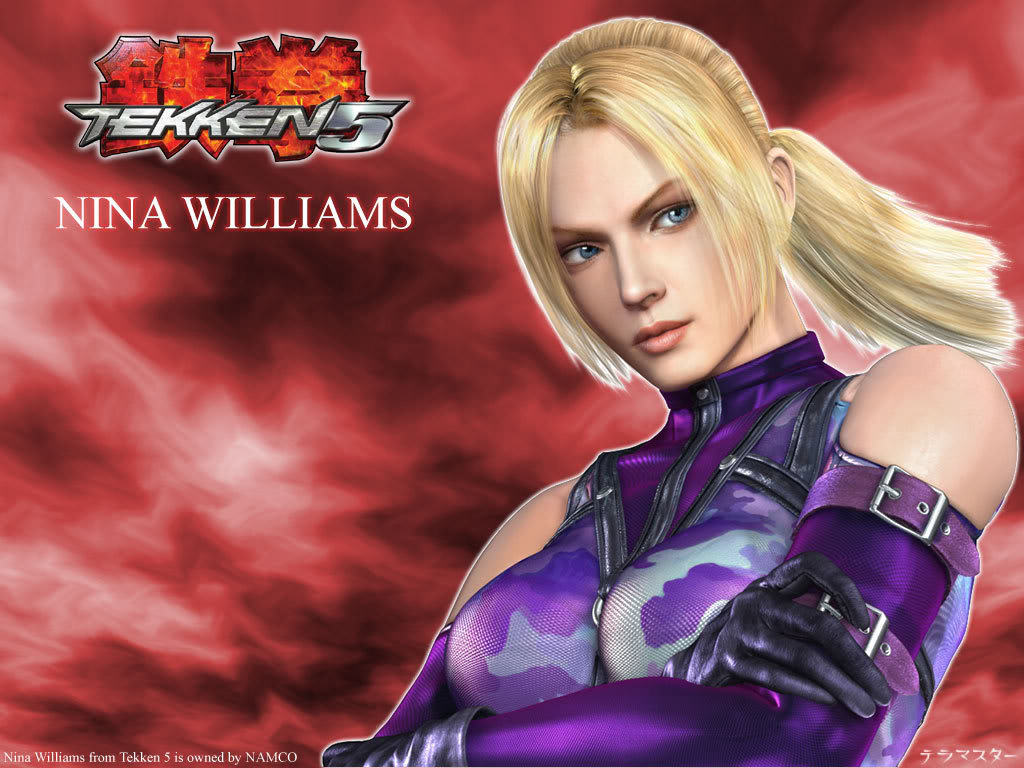 King Tekken 6 Kazuya Mishima Nina Williams wallpaper