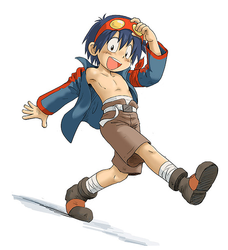 simon (tengen toppa gurren lagann) drawn by is_ii