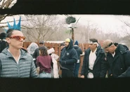 Behind the scenes shot on the Miyagi-Do Dojo set of Jacob Bertrand, Mary Mouser, Ralph Macchio, & William Zabka from Xolo Maridueña's instagram.