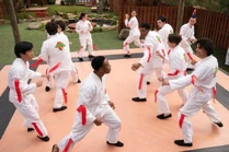 Kids training together.