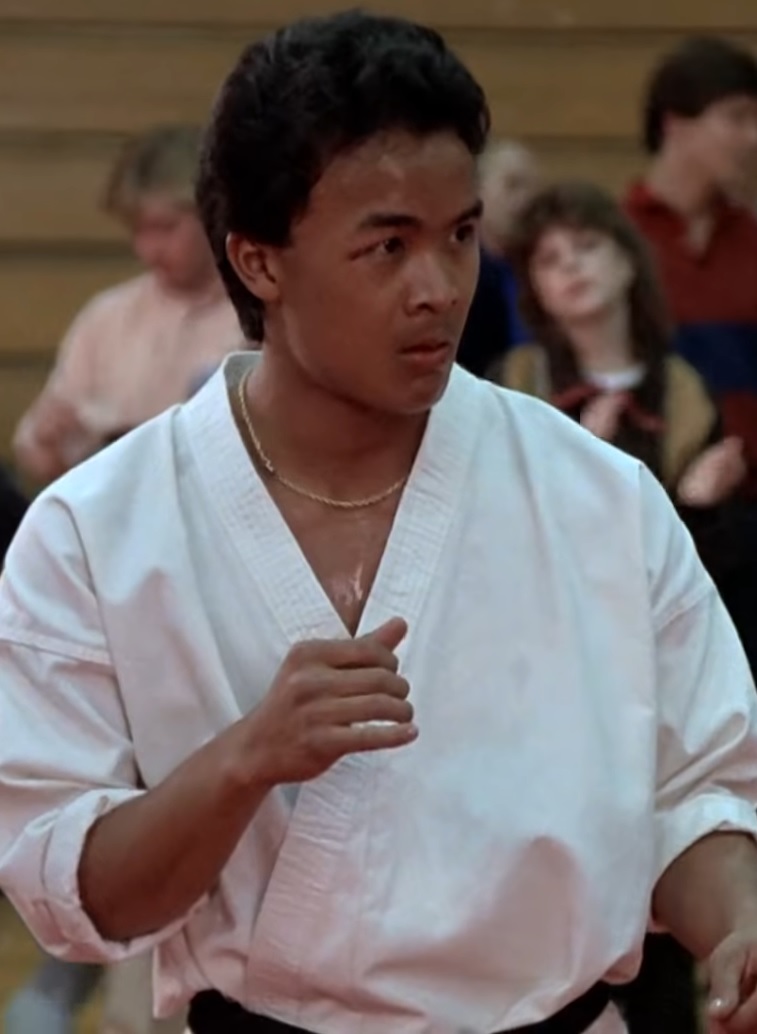 the karate kid 1984 crane kick
