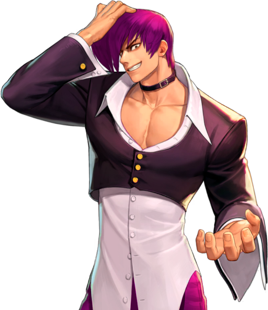 Iori Yagami Anime Manga The King of Fighters, Anime, purple