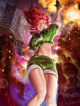 Rebel Spark Ex Orochi Leona The King Of Fighters All Star Wiki Fandom