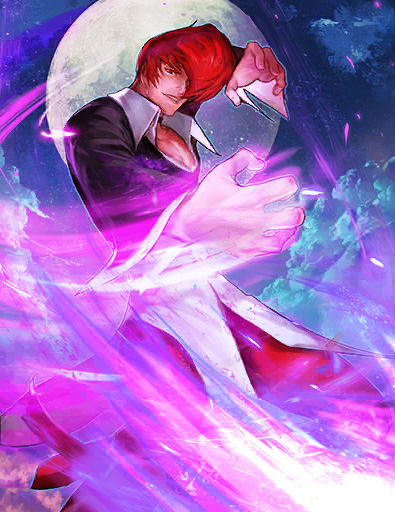 Iori Yagami Anime Manga The King of Fighters, Anime, purple