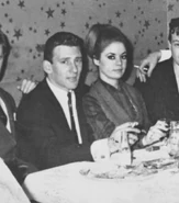 Frances Shea and Reggie Kray at a club