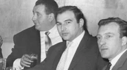 Pat Connolly (left) with Freddie Foreman and Charlie Kray, c. 1966.