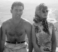 Frances Shea and Reggie Kray on holiday