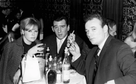 A rare photo of Christine Boyce,  and Albert Donoghue (right)