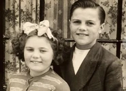 Frank with sister Frances
