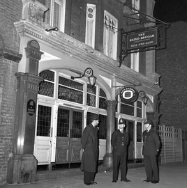 Police-are-pictured-outside-the-Blind-Beggar-Public-House