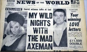 Prescott's news article in News Of The World, 1969.