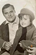 Frank with his daughter Frances