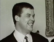 Mad Teddy Smith in Lord Boothy's flat in 1964.