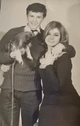 Frances Shea, her dog Mitzi and an unknown boyfriend