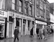 The pub during the 1970s, the frontage had changed slightly.