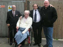 Lennie Hamilton with ,  and Bernard O'Mahoney in 2012.