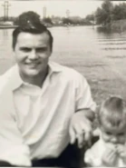 Frank with his daughter Frances