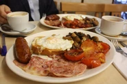 Their classic full English breakfast, relatively unchanged.