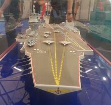 450px-Model aircraft carrier project 23000E at the «Army 2015» 2