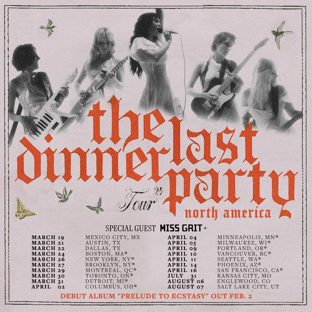 North America Tour 2024 The Last Dinner Party Wiki Fandom