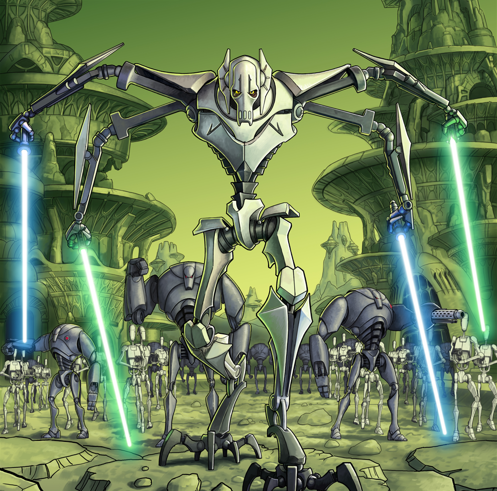 general grievous vs darth vader