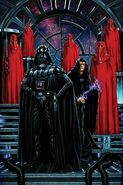 Vader and Palpatine on Coruscant.