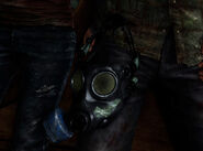 Joel's gas mask