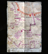 The map in the original game and its remastered version.