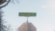 Rancher Street sign