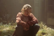 Ellie sat in the abandoned salon.