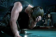 Abby sobbing after finding Owen's and Mel's bodies.