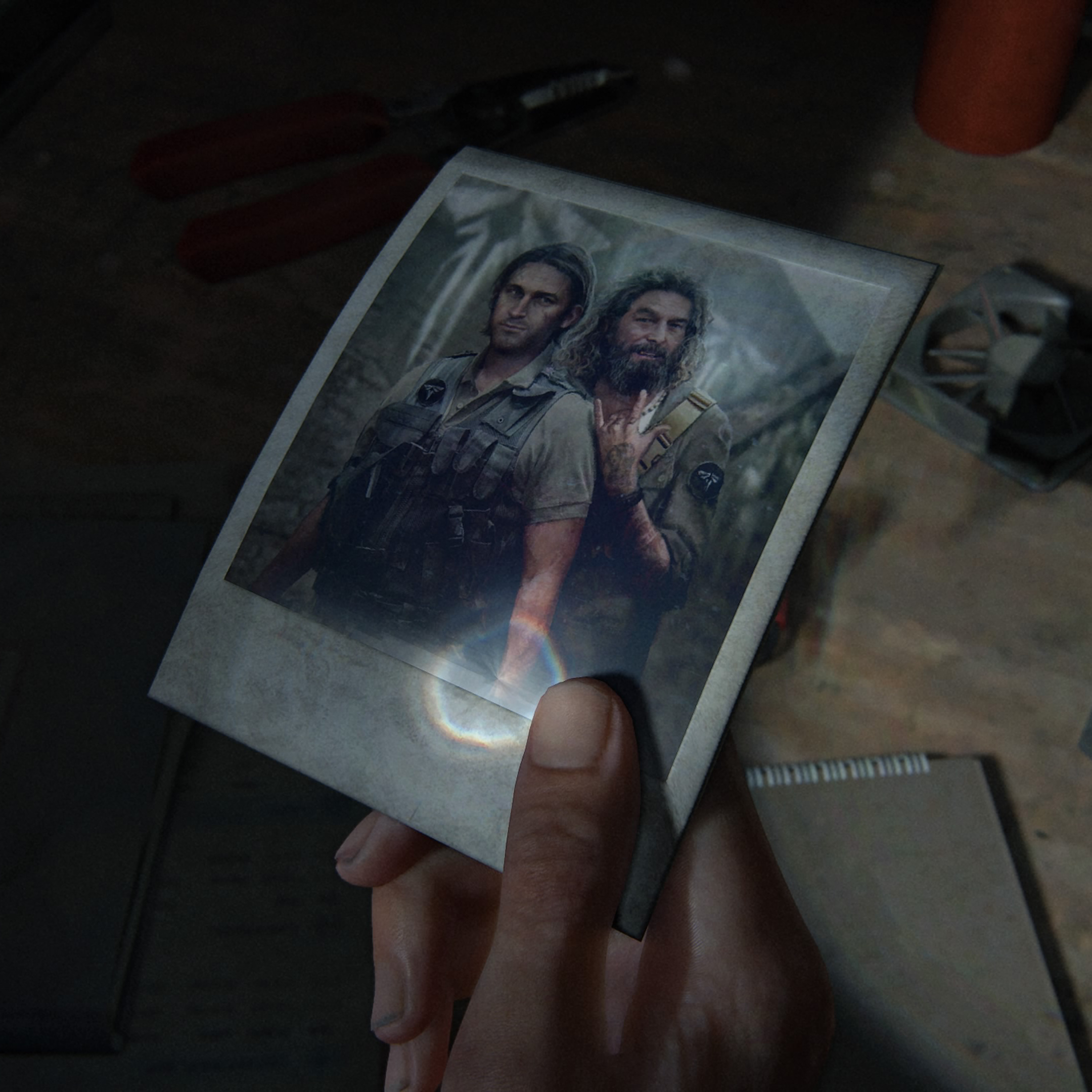 Photo of Eugene and Tommy, The Last of Us Wiki