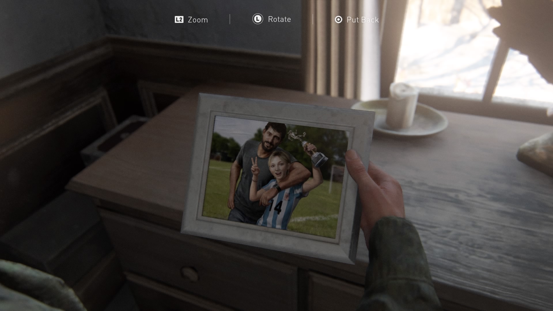 Joel and Sarah Polaroid Photo the Last of Us HBO Series 