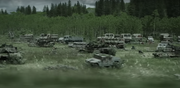 Overrun US Military Convoy