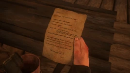 Venison distribution note