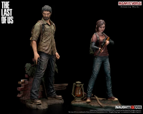 The Last of Us Joel and Ellie 1/9 Scale Statue Set