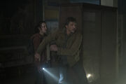 Joel Shielding Ellie
