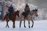 Ellie and Dina begin their patrol.