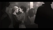 Dina and Ellie dance concept art