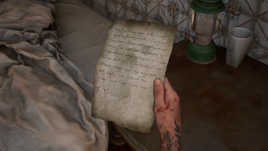 Rattler's letter home