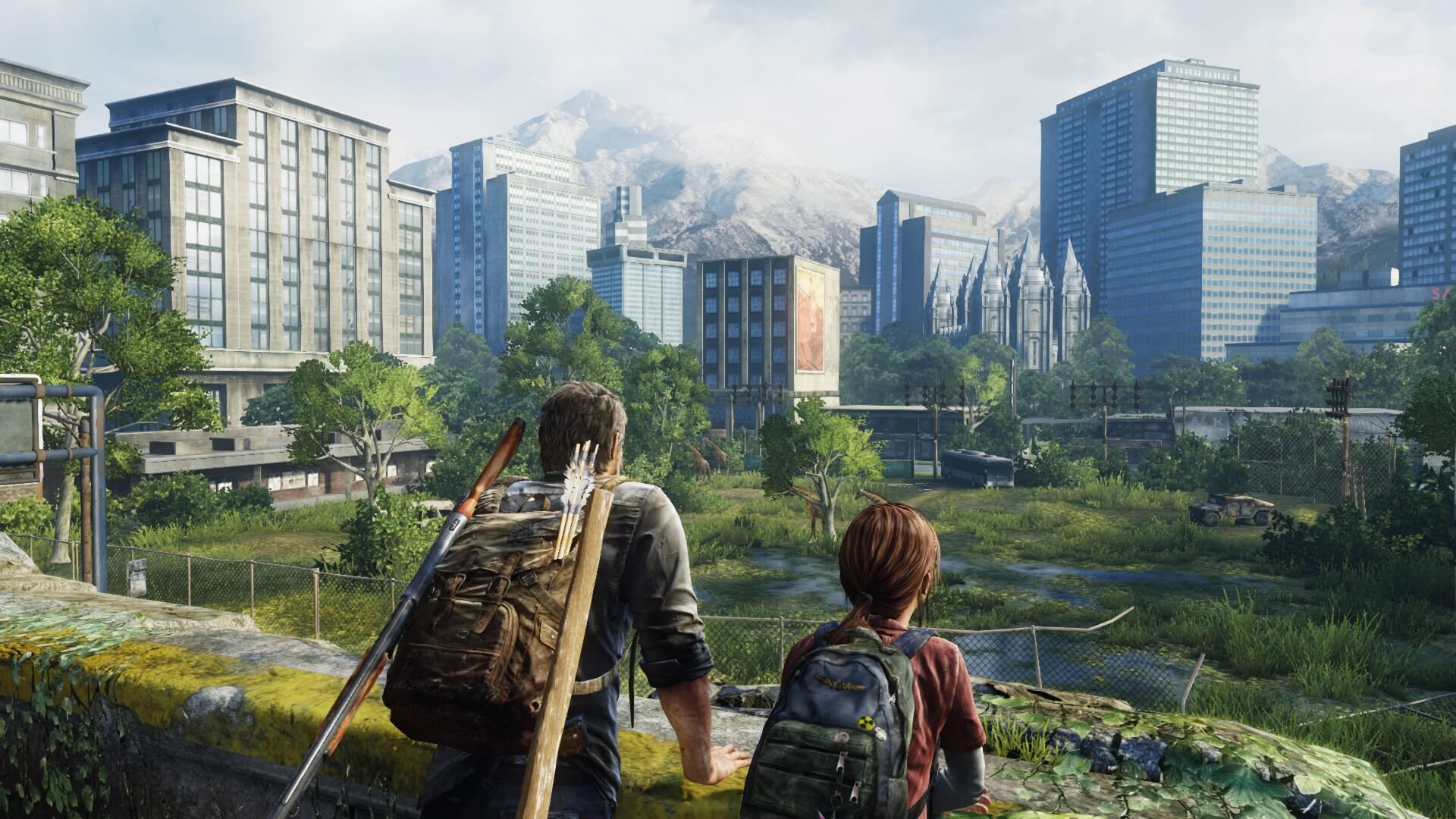 Background wallpaper of the last of us scenery