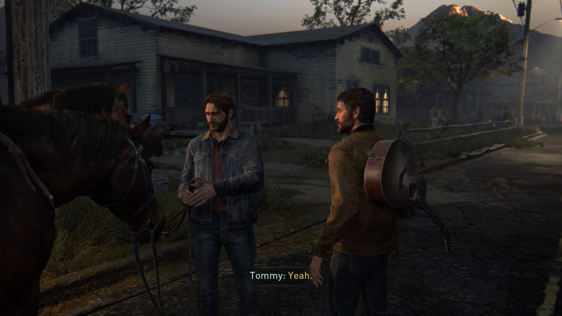 The Last of Us Part 1 - Tommy's Dam: Tommy Talks To Maria About Ellie:  Search For Ellie on Horseback 