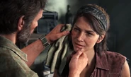 Joel cleaning Tess.