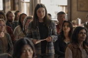 Ellie speaks to the town council about taking revenge on Abby.
