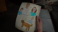 Family portrait drawn by Max.