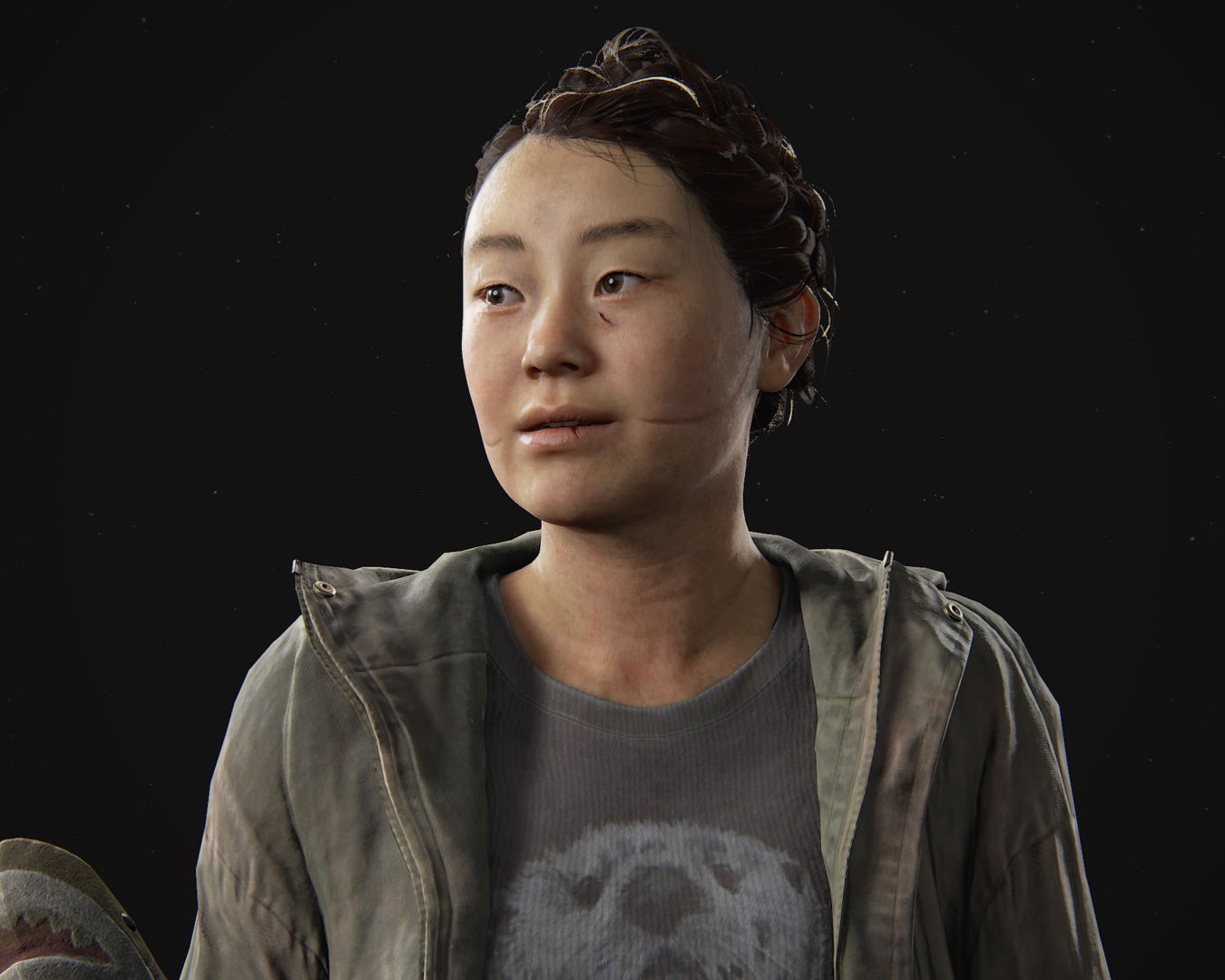 OOF lol. Dina face model actress reacts to Abby : r/TheLastOfUs2