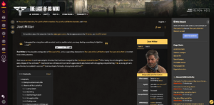 Wiki dark theme screenshot