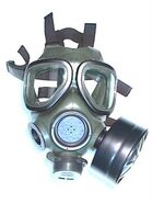 The M40 gas mask is similar to Bill's gas mask