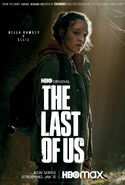 Promotional poster featuring Bella Ramsey as Ellie.[13]